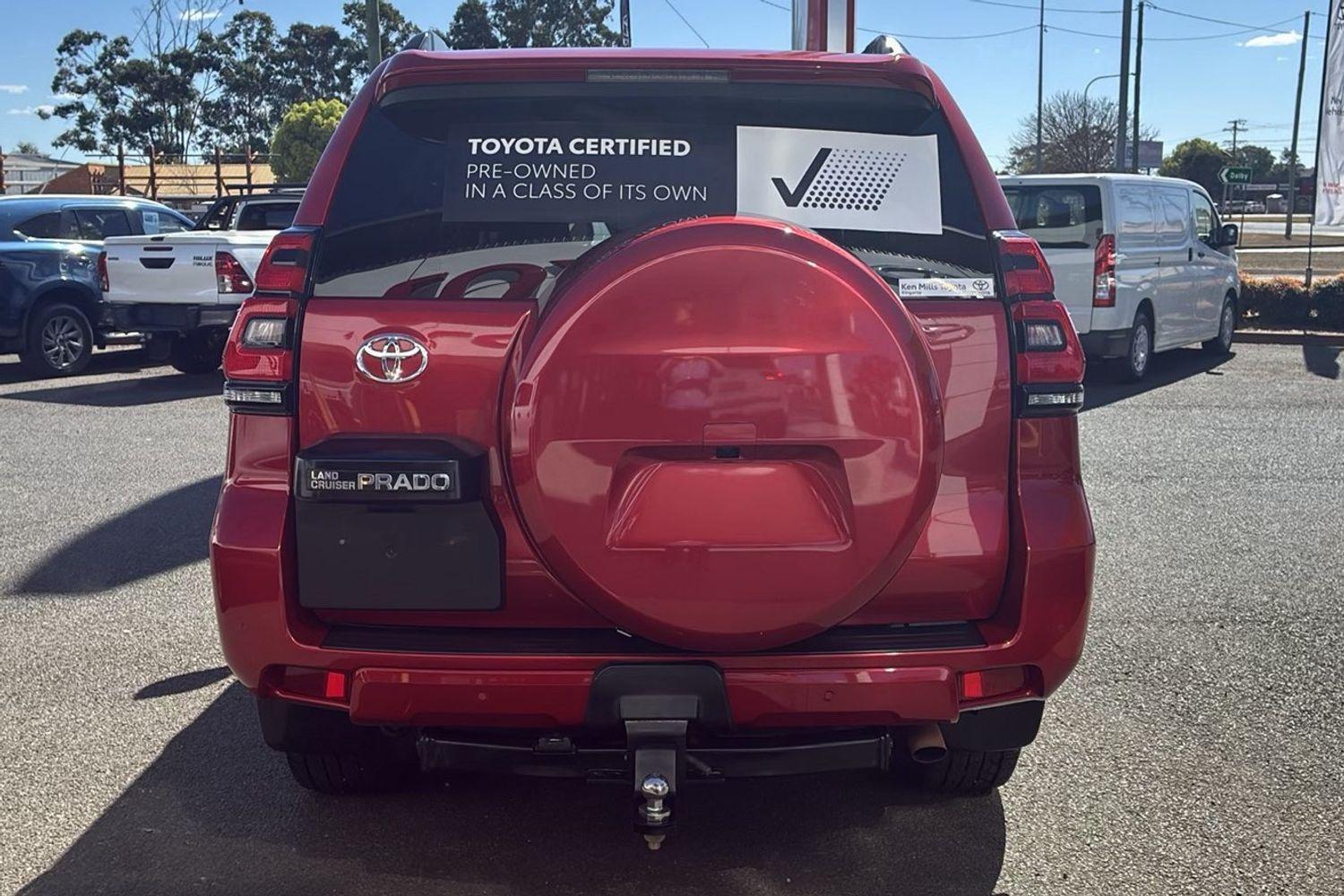 2021 Toyota Landcruiser Prado GXL in Red