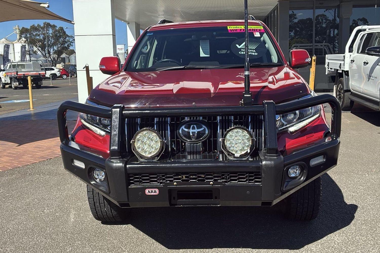 2021 Toyota Landcruiser Prado GXL in Red