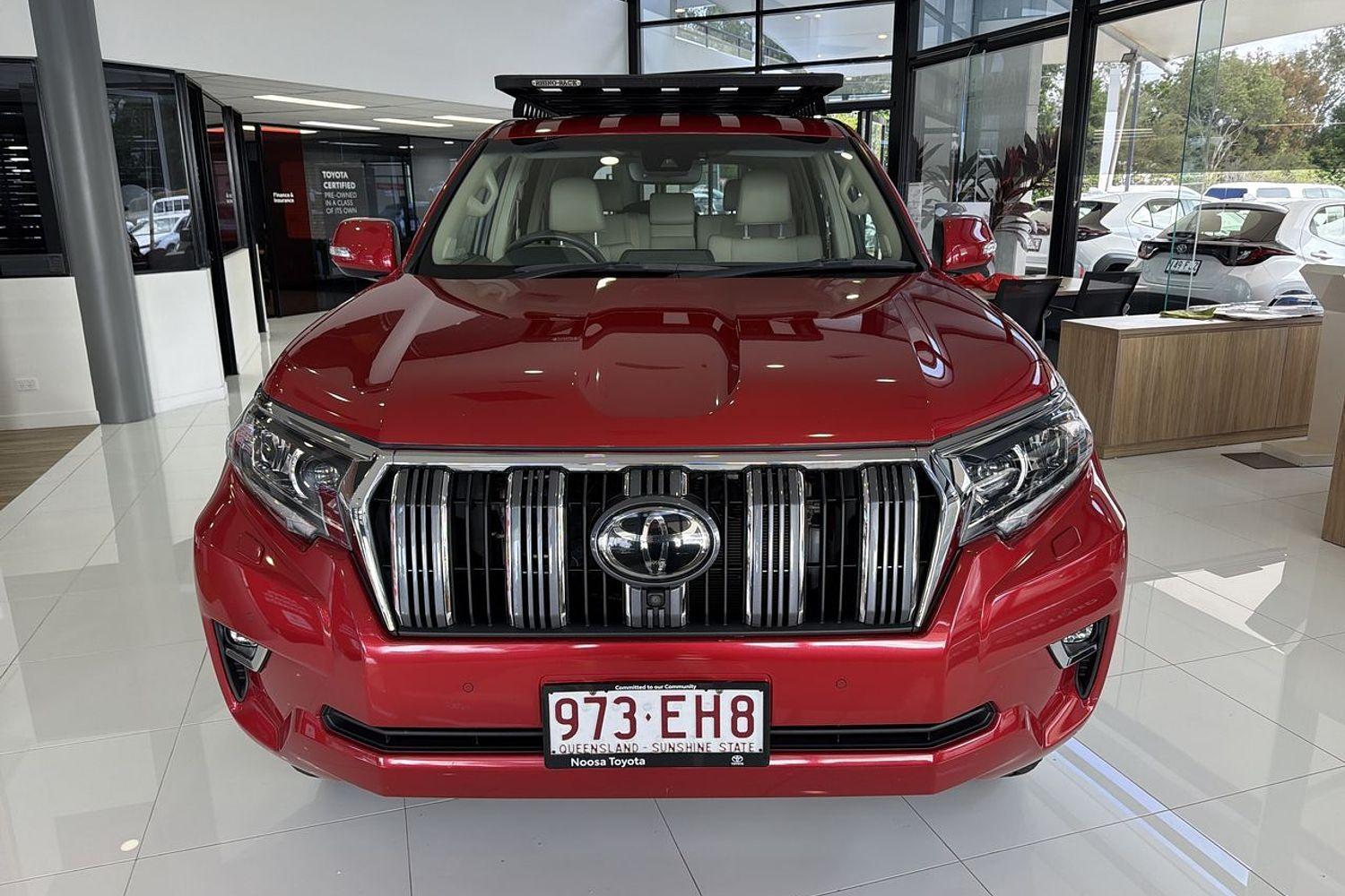 2022 Toyota Landcruiser Prado VX in Red