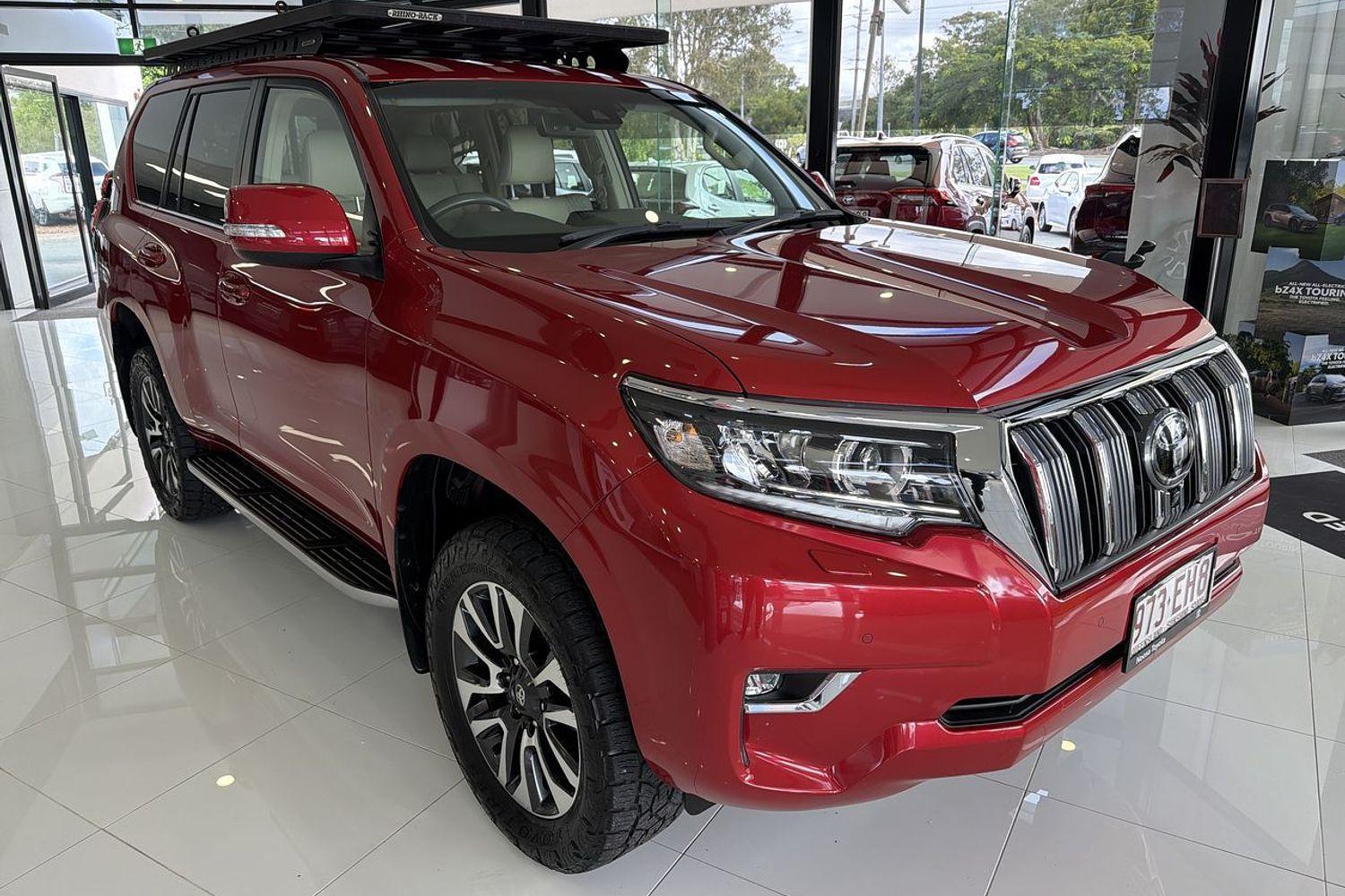 2022 Toyota Landcruiser Prado VX in Red
