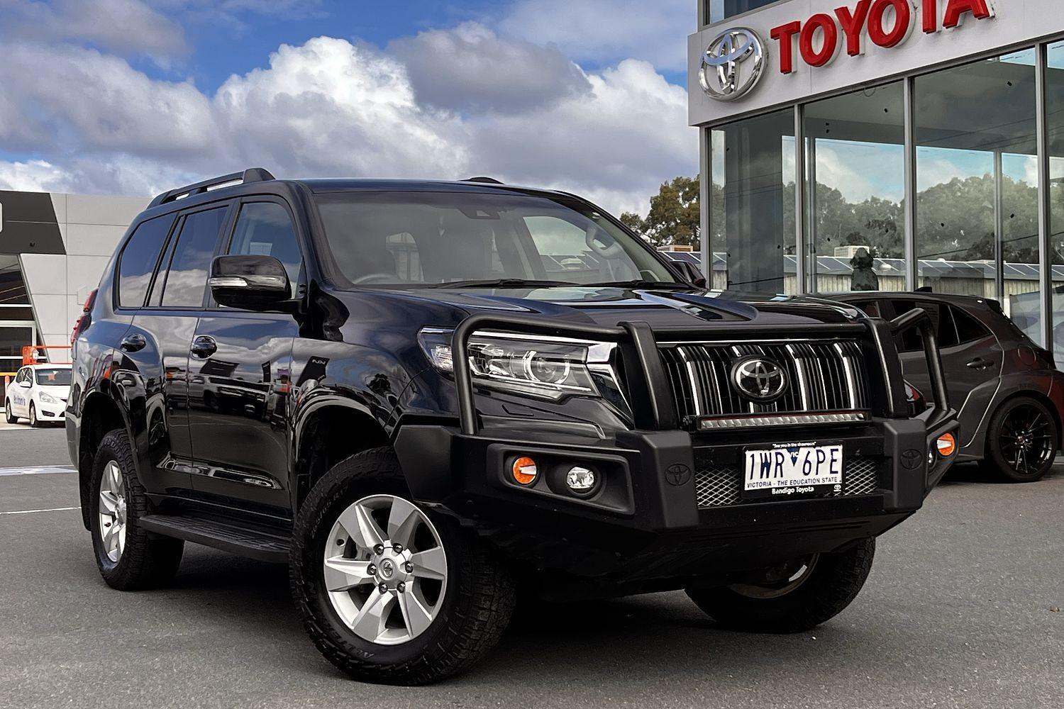 2022 Toyota Landcruiser Prado GXL in Black