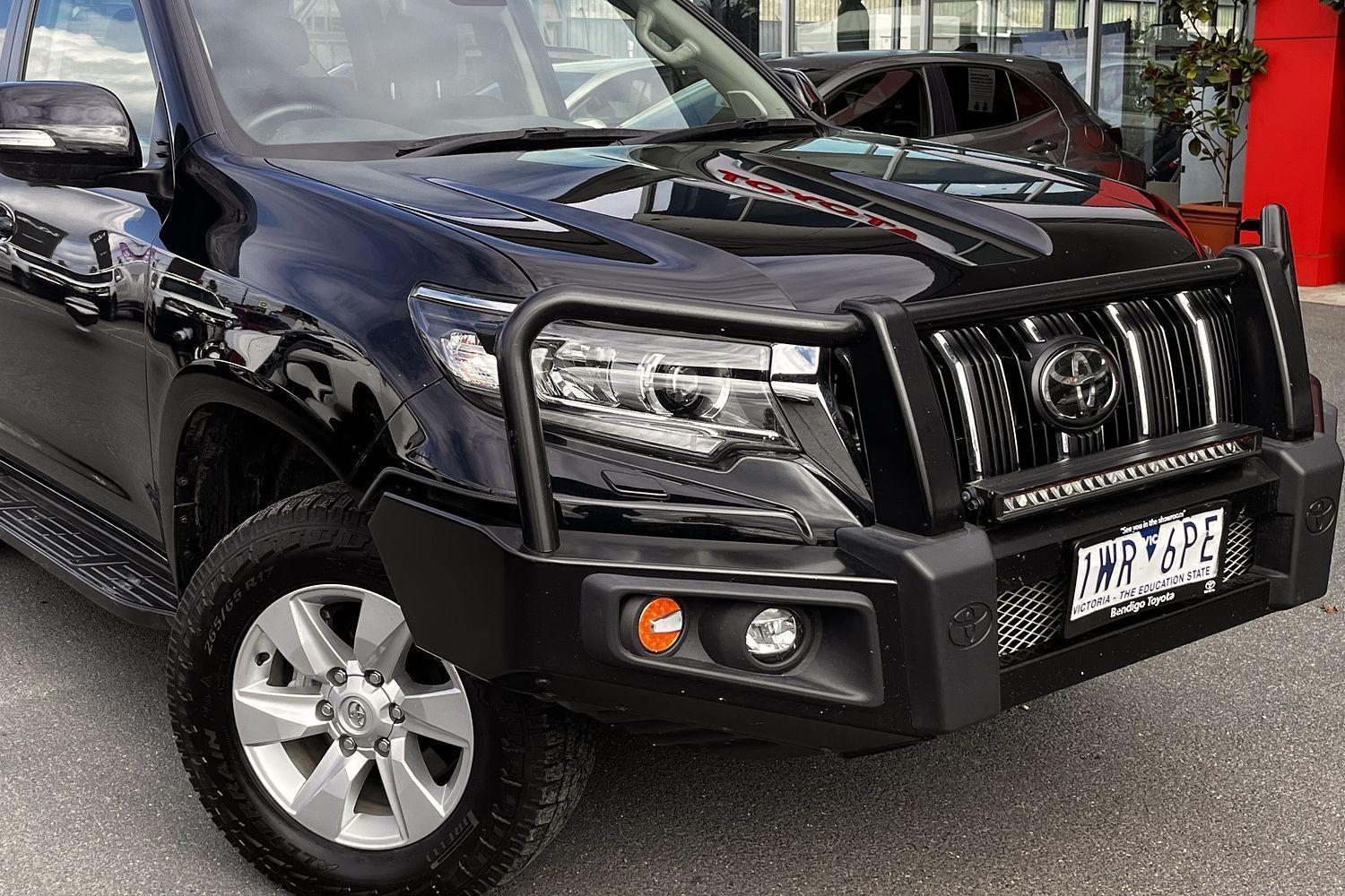 2022 Toyota Landcruiser Prado GXL in Black