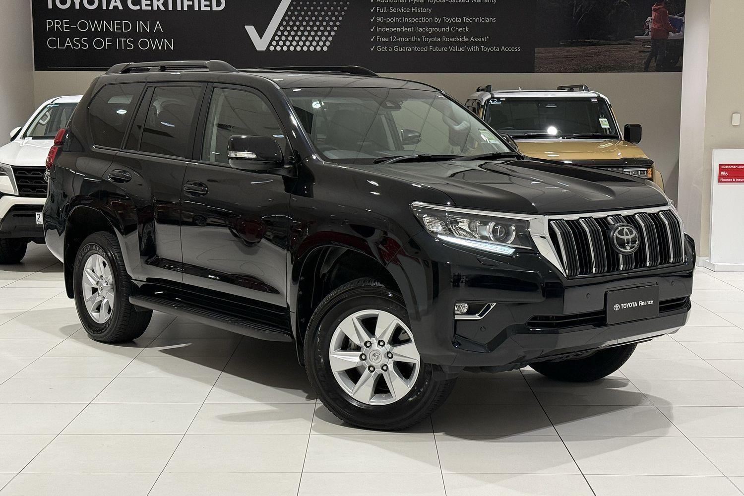 2021 Toyota Landcruiser Prado GXL in Black