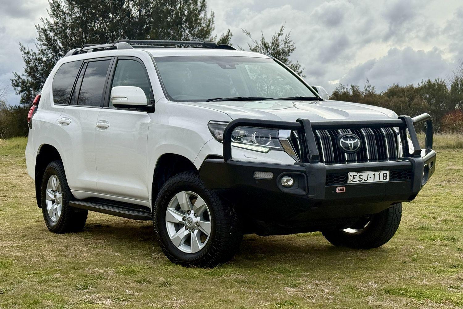 2022 Toyota Landcruiser Prado GXL in White