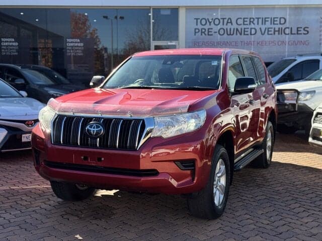 2023 Toyota Landcruiser Prado GX in Red