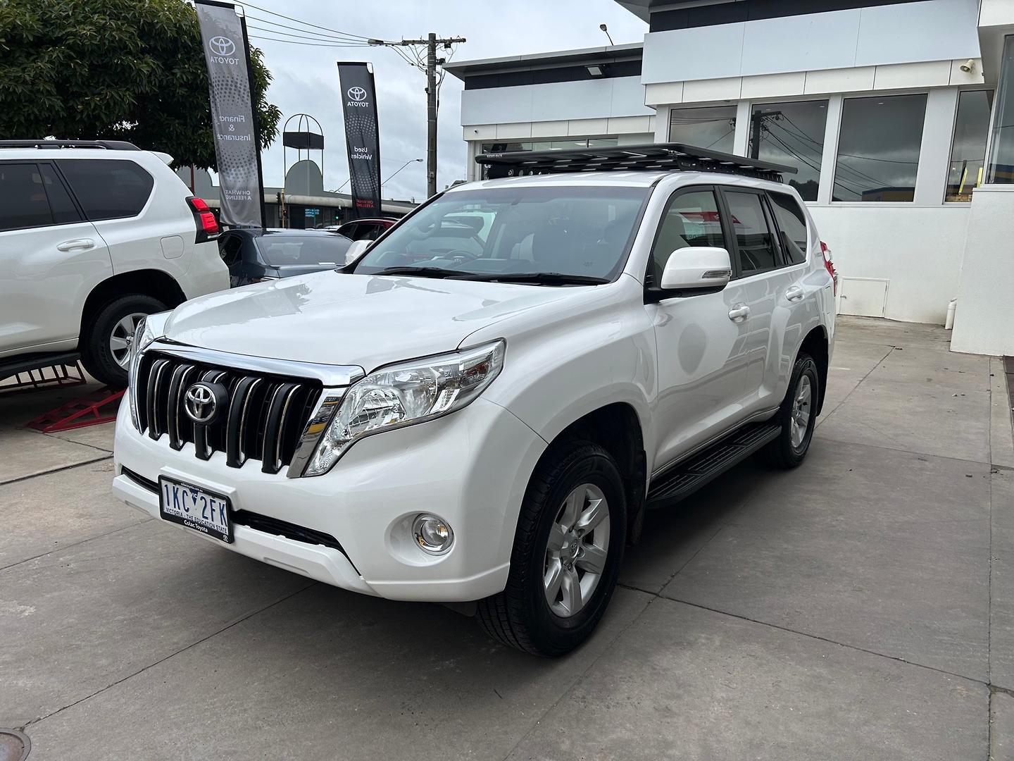 2016 Toyota Landcruiser Prado GXL in White