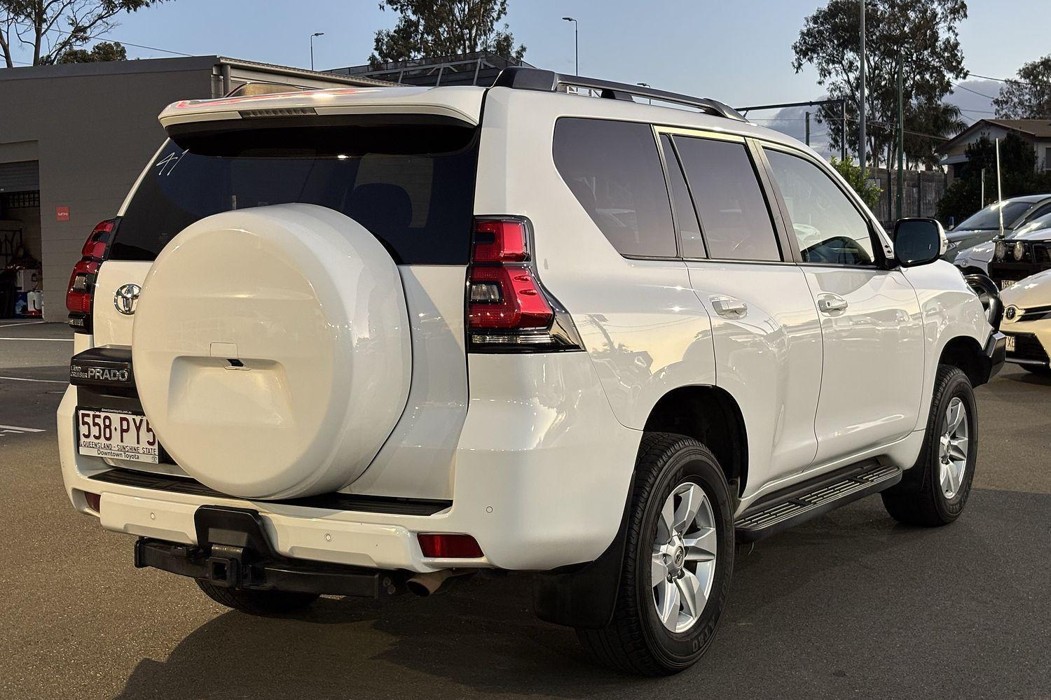 2018 Toyota Landcruiser Prado GXL in White