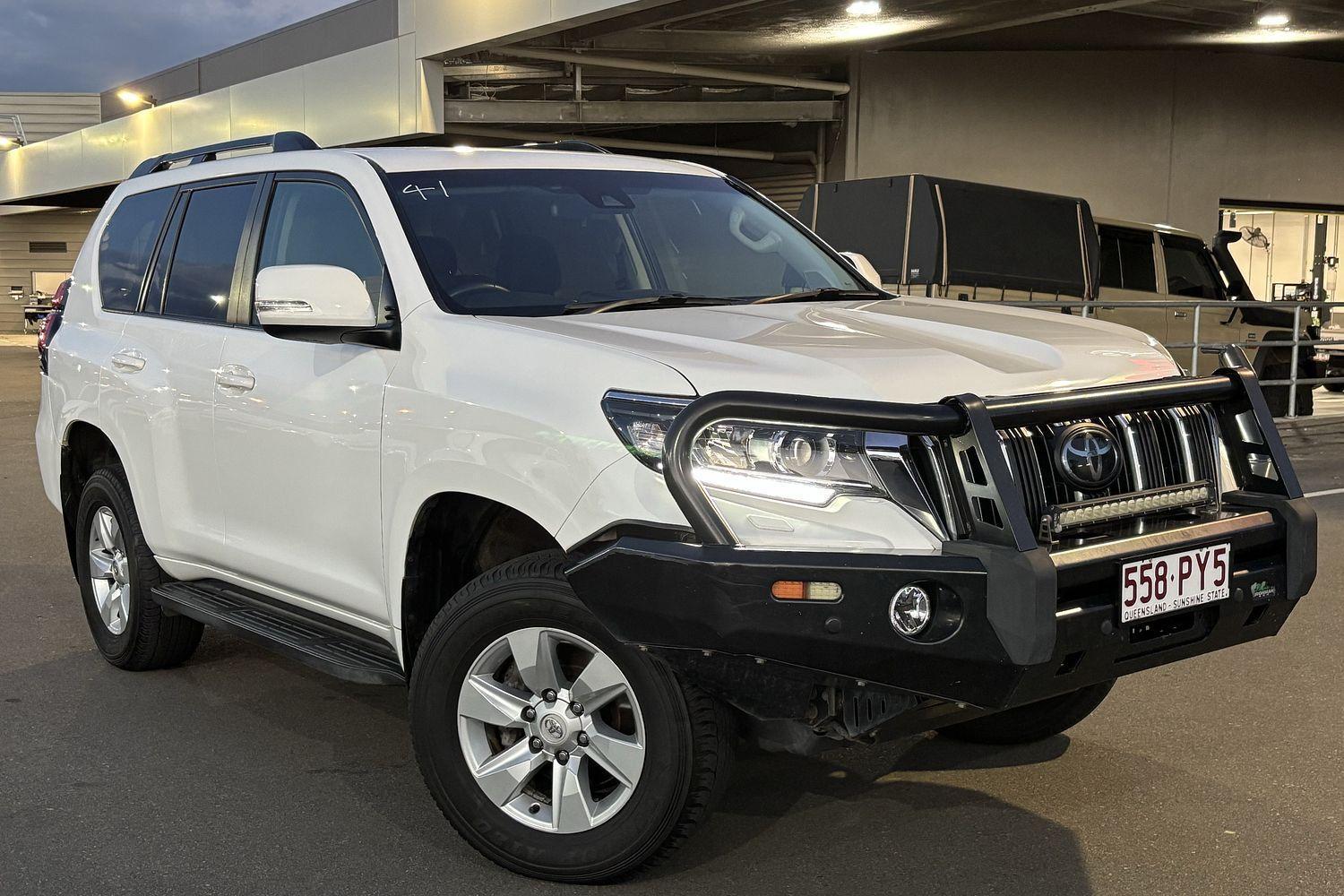 2018 Toyota Landcruiser Prado GXL in White