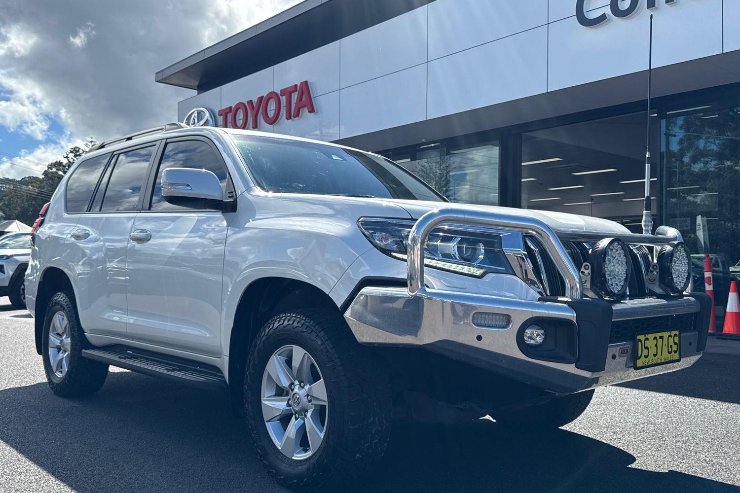 2019 Toyota Landcruiser Prado GXL in White