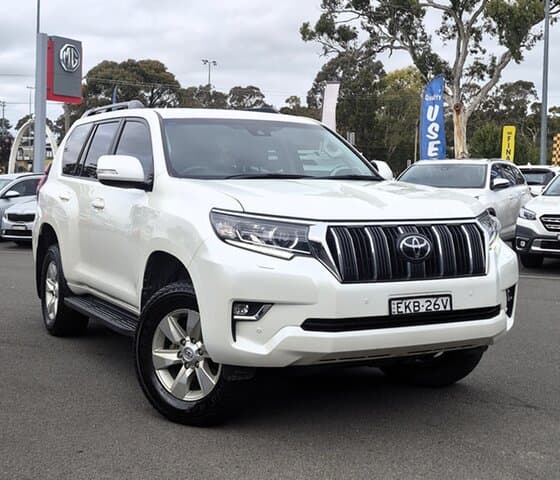 2020 Toyota Landcruiser Prado GXL in White