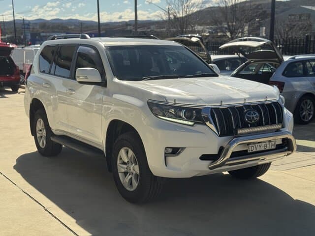 2018 Toyota Landcruiser Prado GXL in White