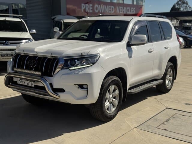 2018 Toyota Landcruiser Prado GXL in White