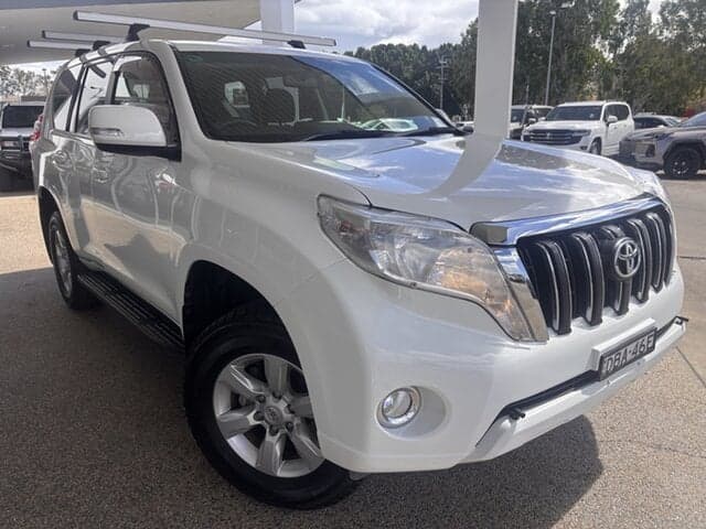 2015 Toyota Landcruiser Prado GXL in White