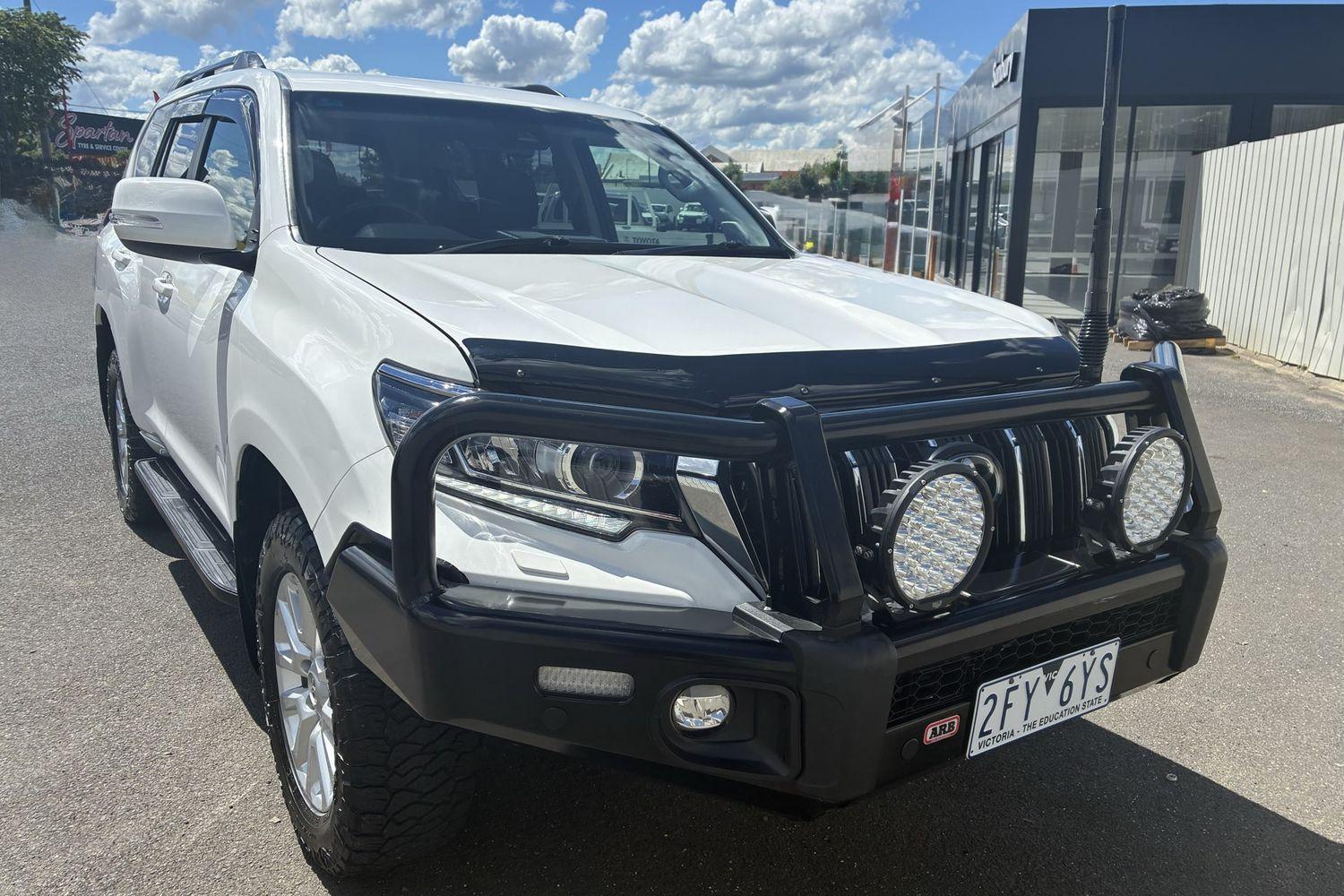 2019 Toyota Landcruiser Prado GXL in White
