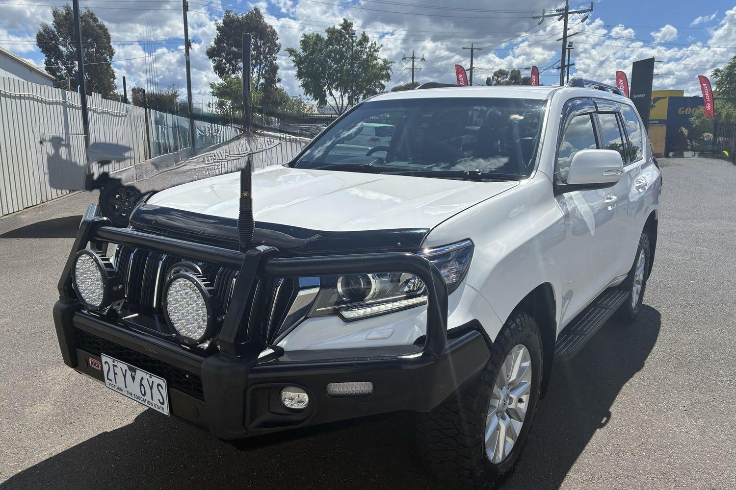 2019 Toyota Landcruiser Prado GXL in White