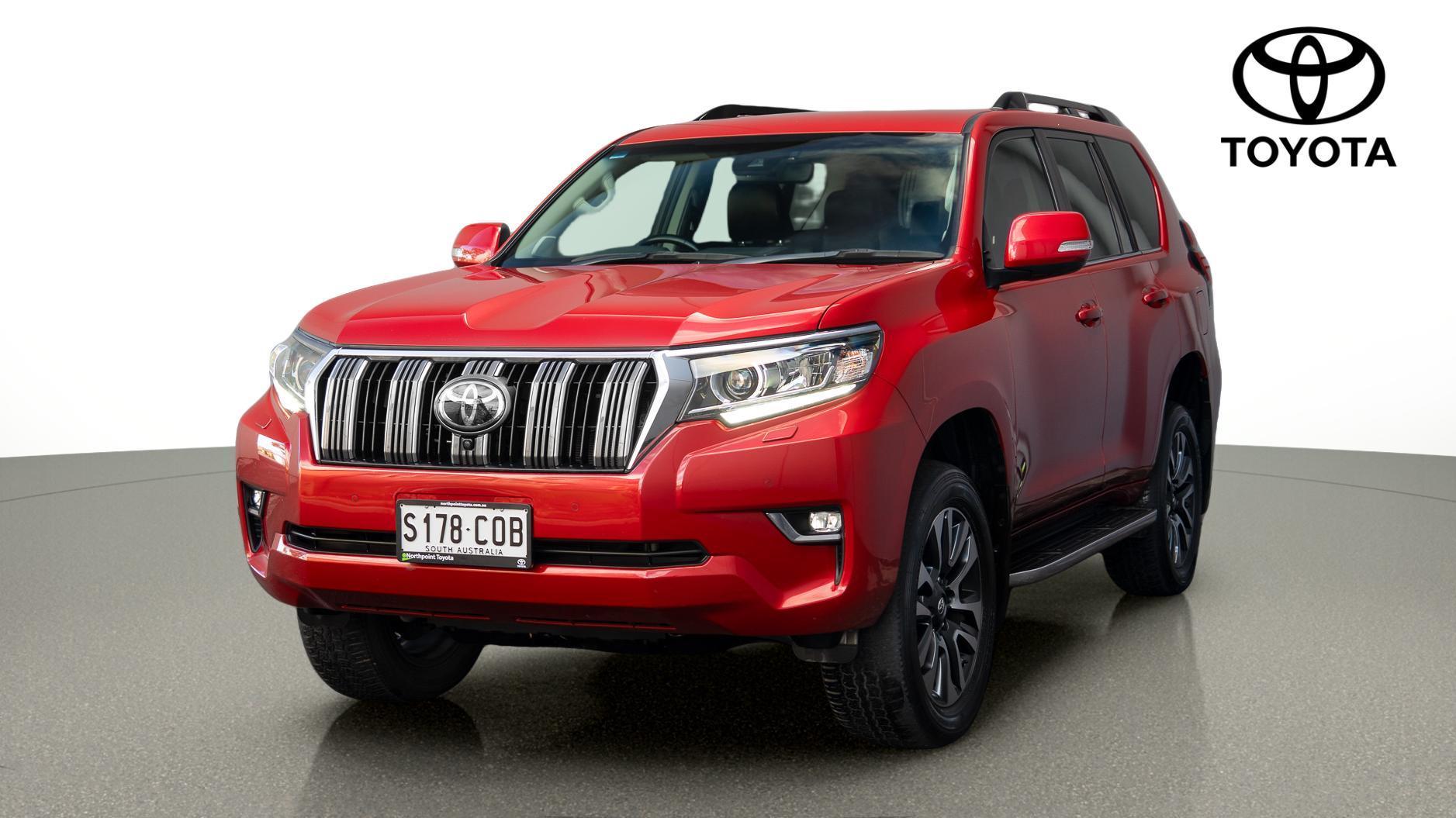 2021 Toyota Landcruiser Prado VX in Red