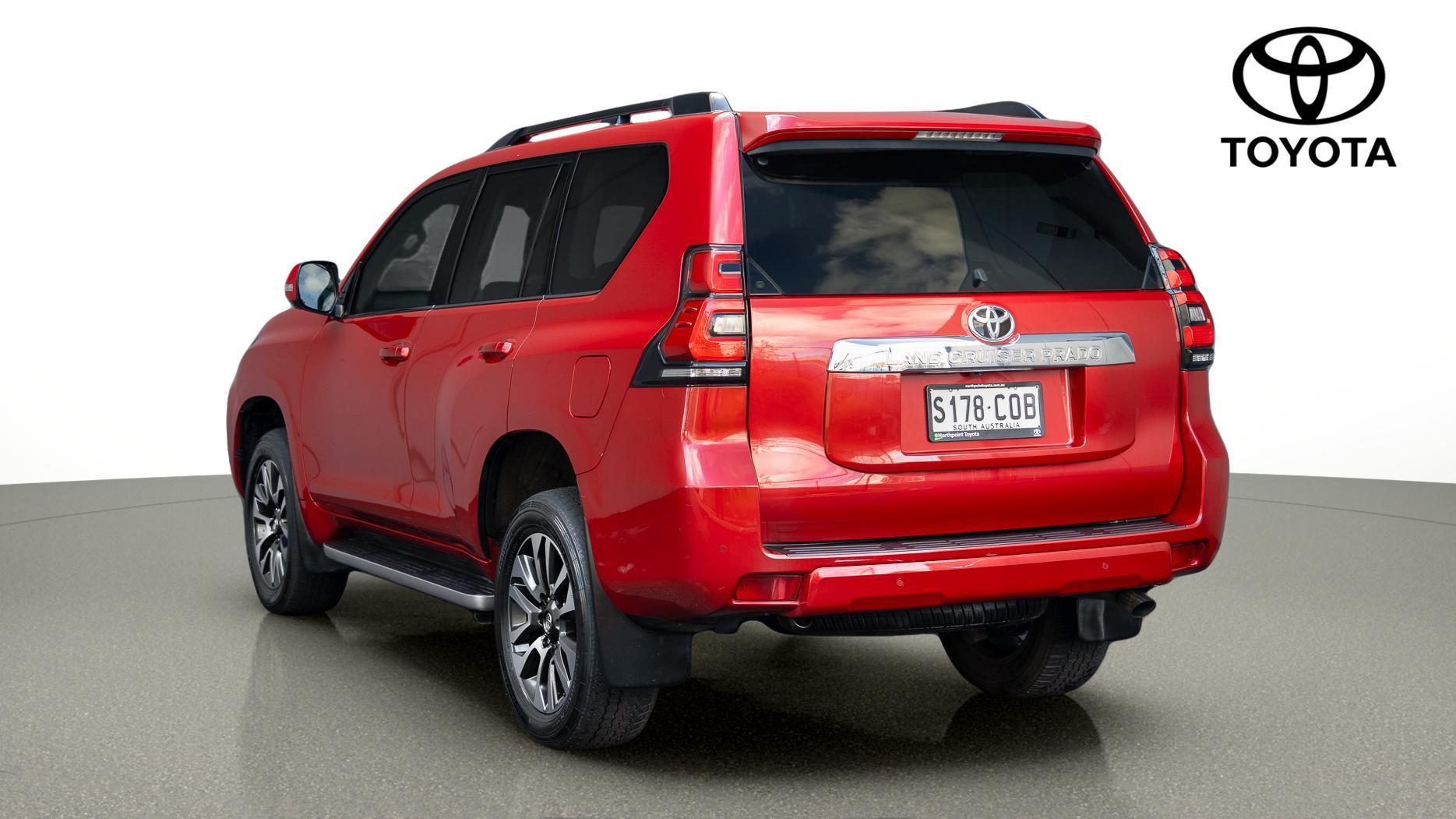 2021 Toyota Landcruiser Prado VX in Red