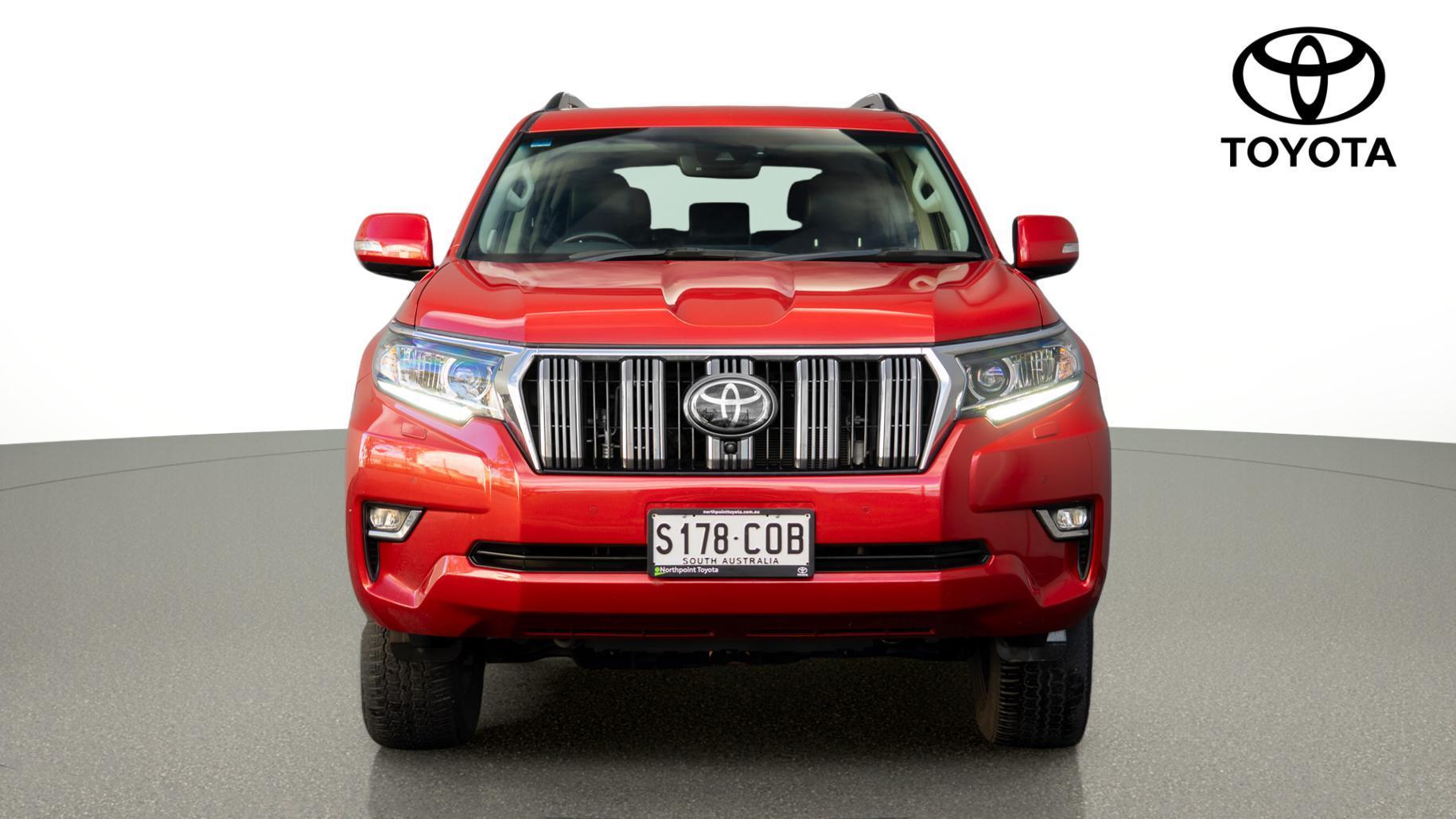 2021 Toyota Landcruiser Prado VX in Red