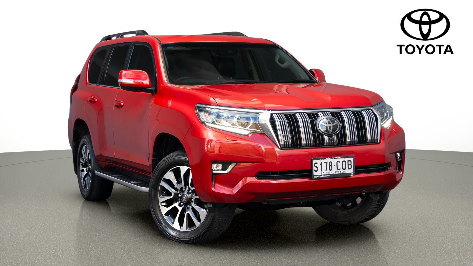2021 Toyota Landcruiser Prado VX in Red
