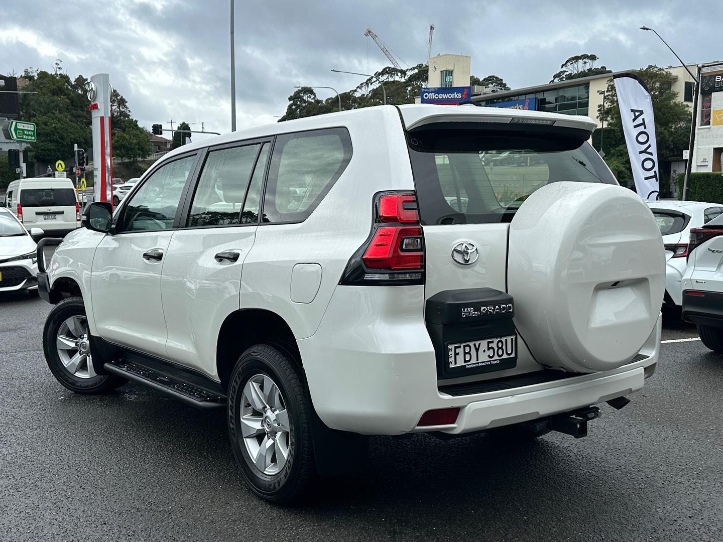 2023 Toyota Landcruiser Prado GX in White