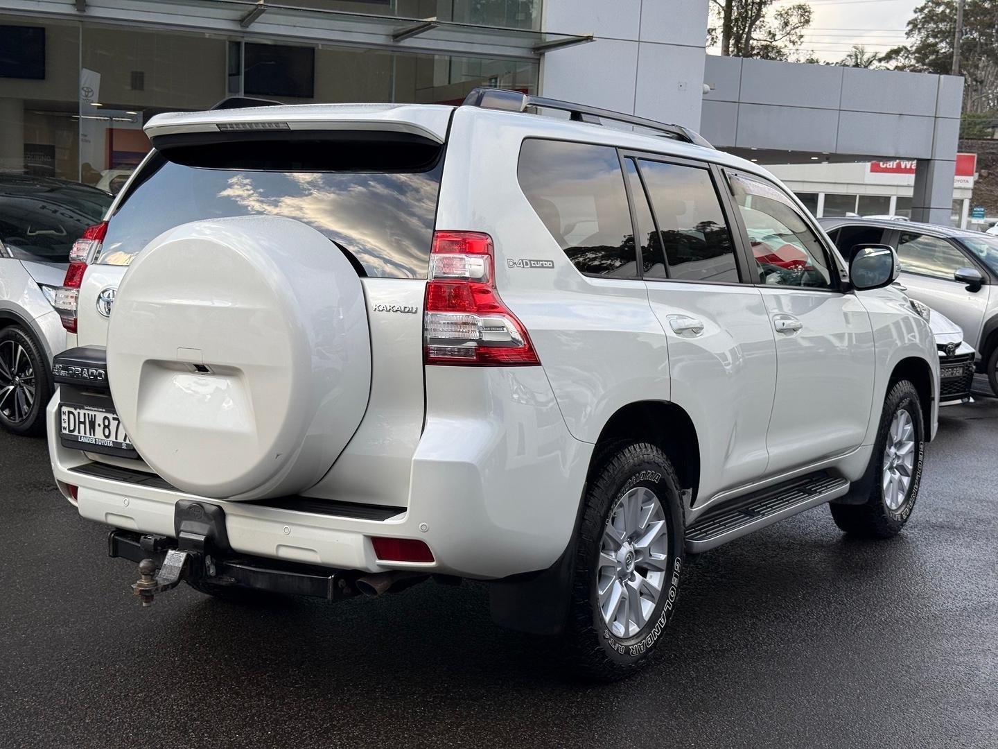 2016 Toyota Landcruiser Prado Kakadu in White