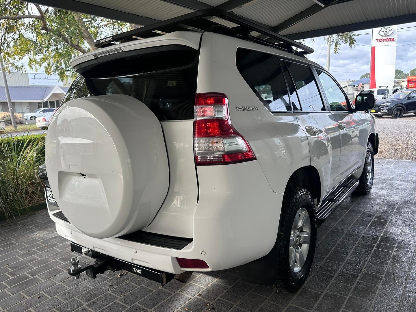 2016 Toyota Landcruiser Prado GXL in White