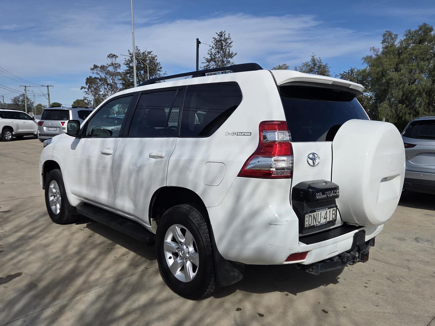 2017 Toyota Landcruiser Prado GXL in White