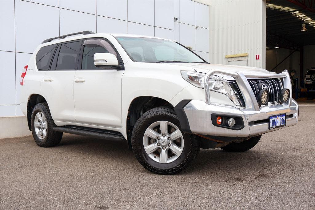 2017 Toyota Landcruiser Prado GXL in White
