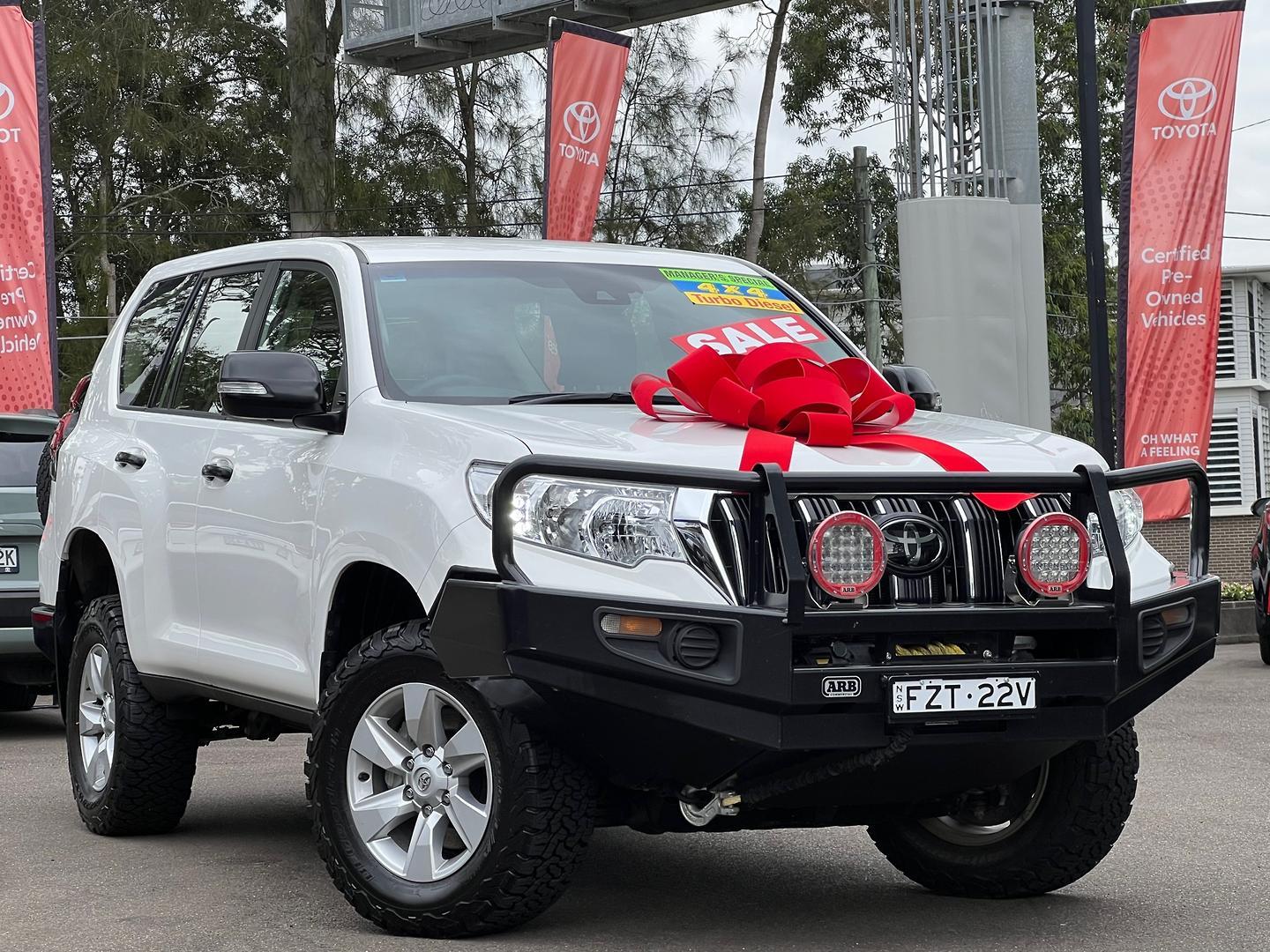 2021 Toyota Landcruiser Prado GX in White