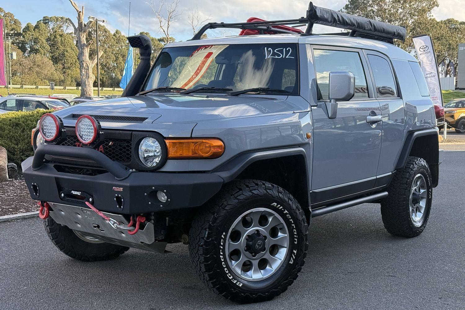 2012 Toyota FJ Cruiser FJ Cruiser in Two Tone Silver