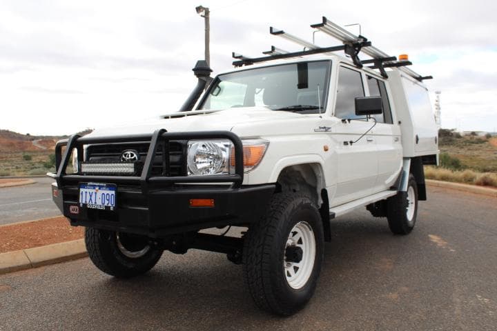 2019 Toyota Landcruiser WorkMate in White