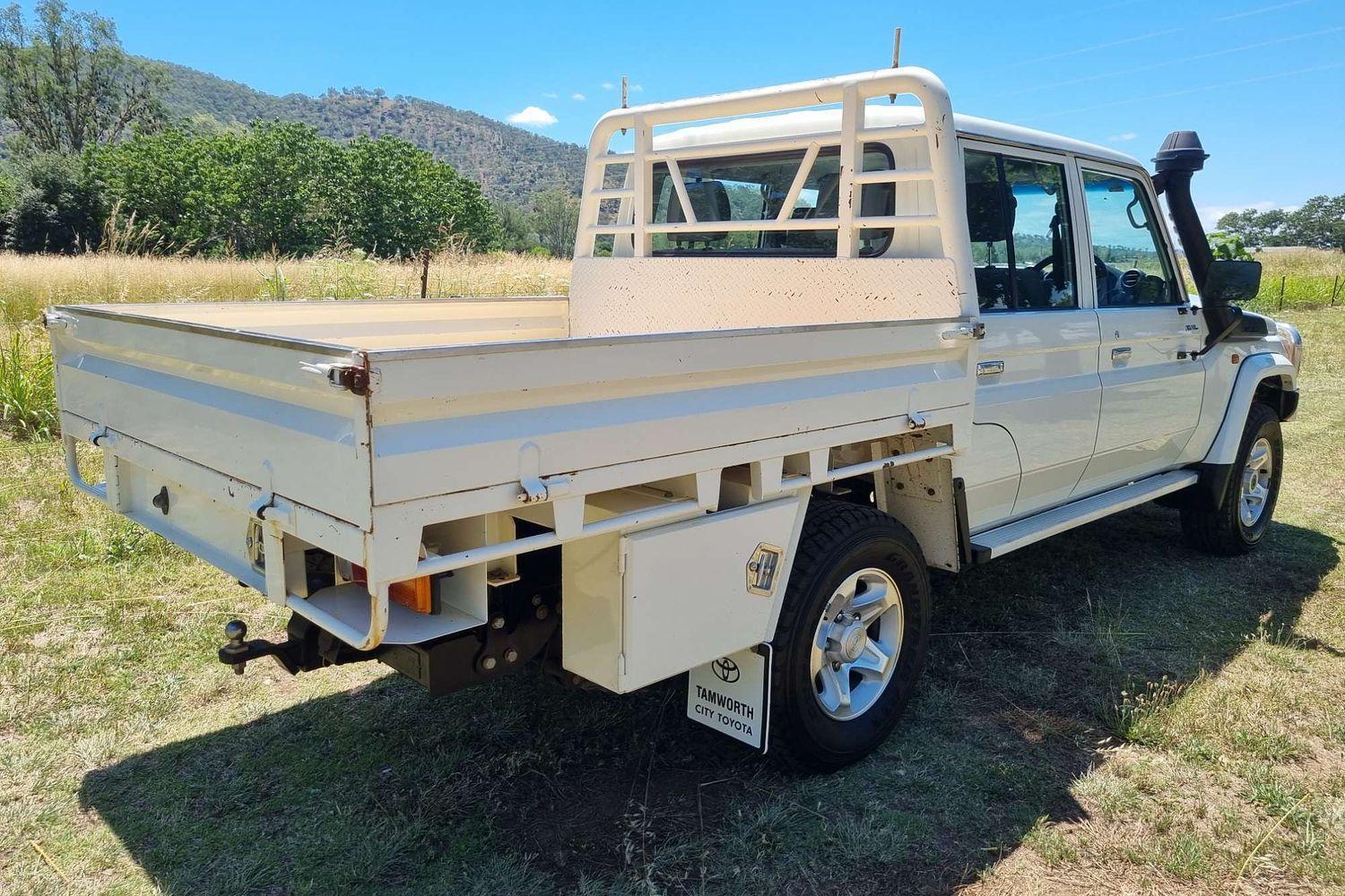 2020 Toyota Landcruiser 70 GXL in White