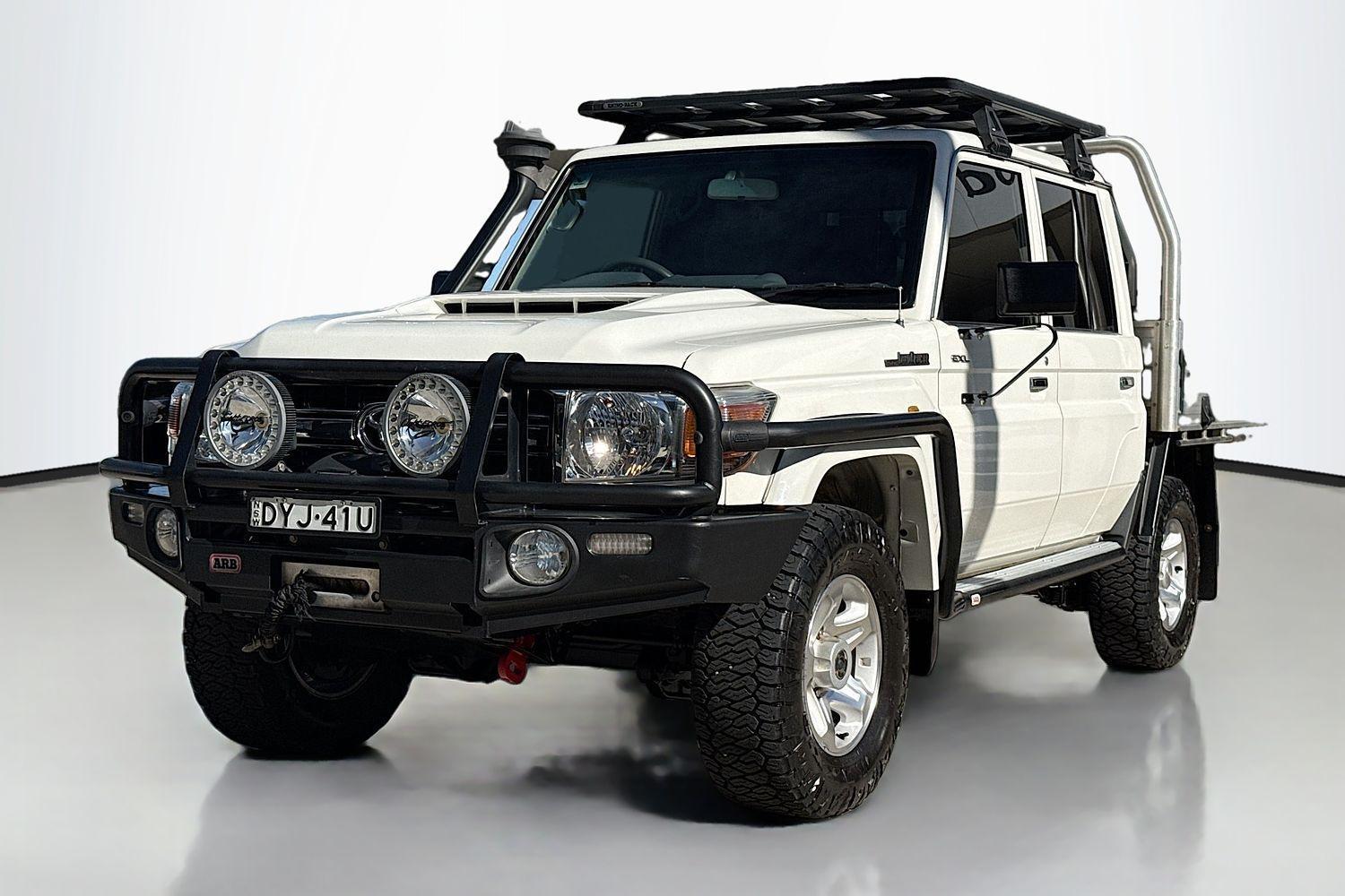 2018 Toyota Landcruiser GXL in White