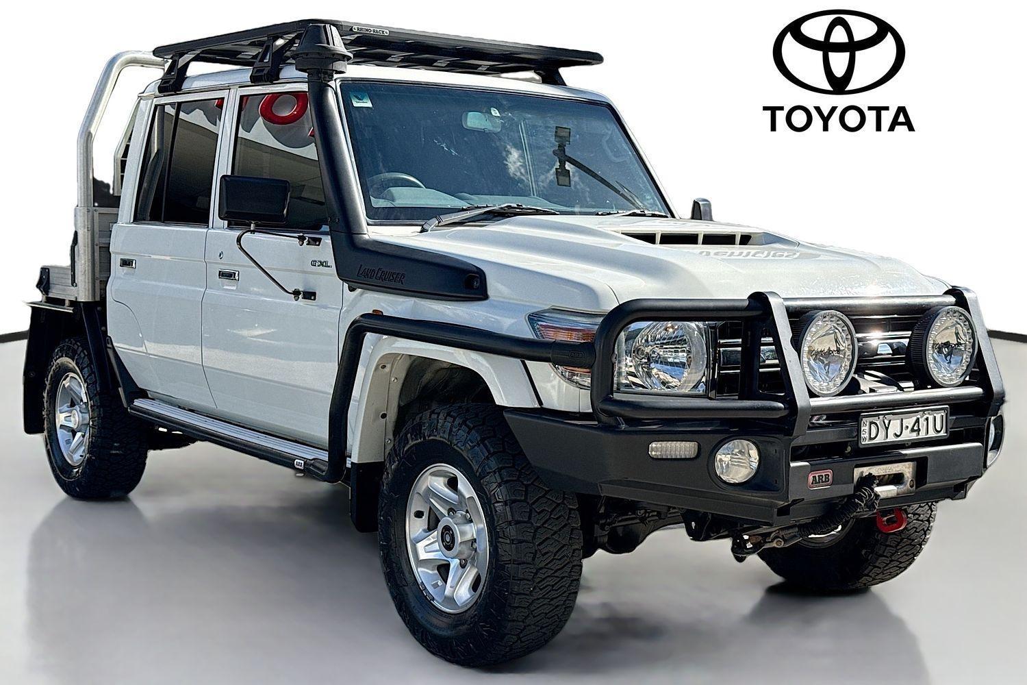 2018 Toyota Landcruiser GXL in White