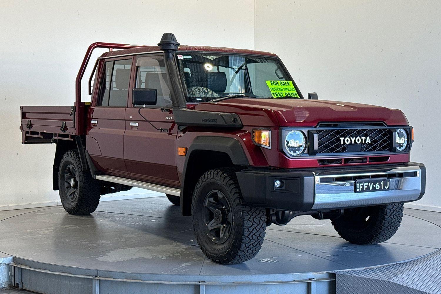 2023 Toyota Landcruiser GXL in Red