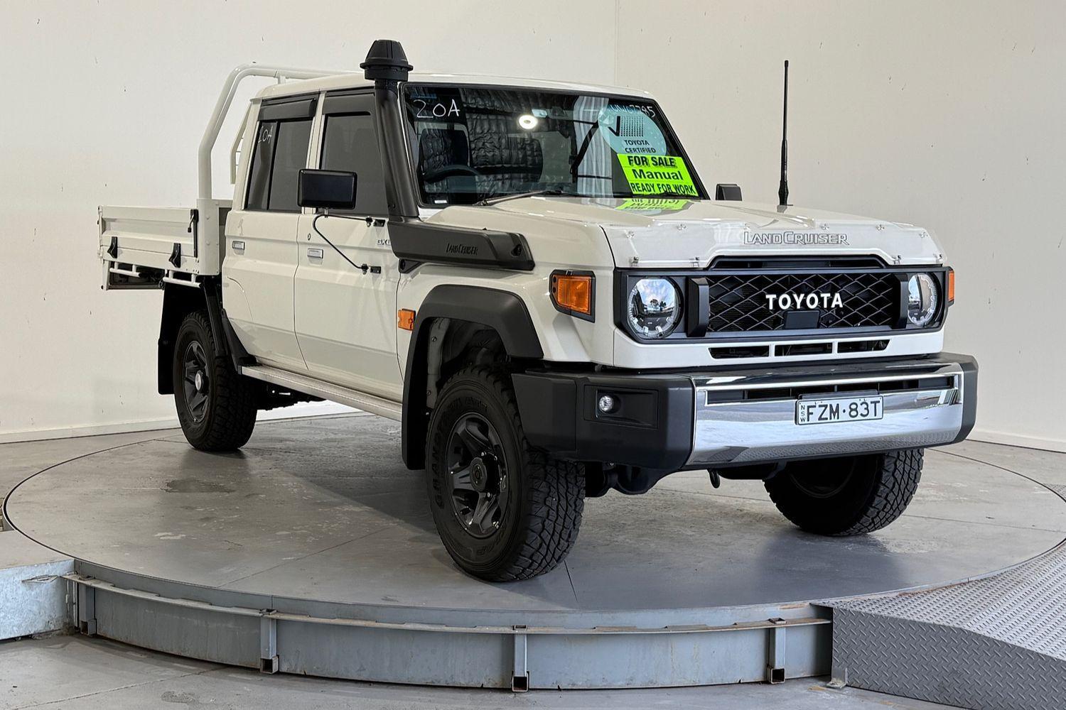 2024 Toyota Landcruiser GXL in White