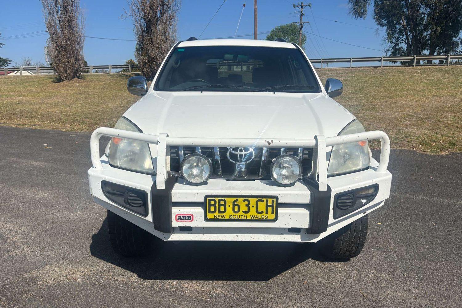 2009 Toyota Landcruiser Prado GXL in White
