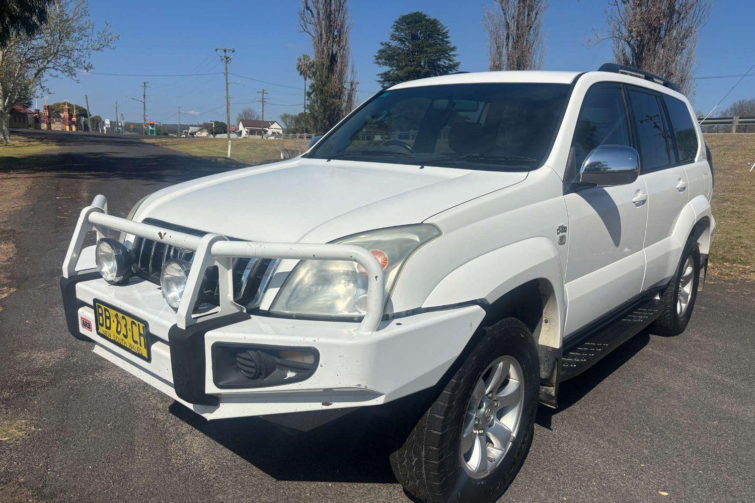 2009 Toyota Landcruiser Prado GXL in White