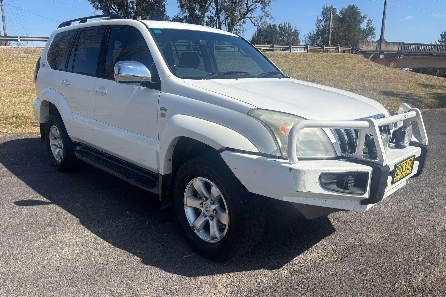 2009 Toyota Landcruiser Prado GXL in White