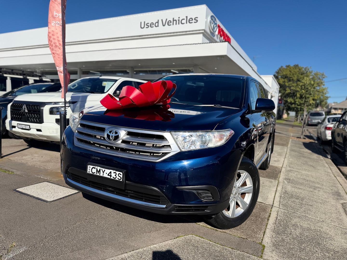 2013 Toyota Kluger AWD KX-R 7 Seat in Blue