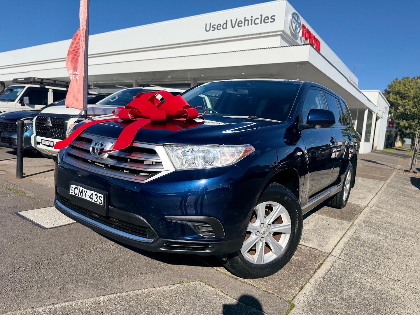 2013 Toyota Kluger AWD KX-R 7 Seat in Blue