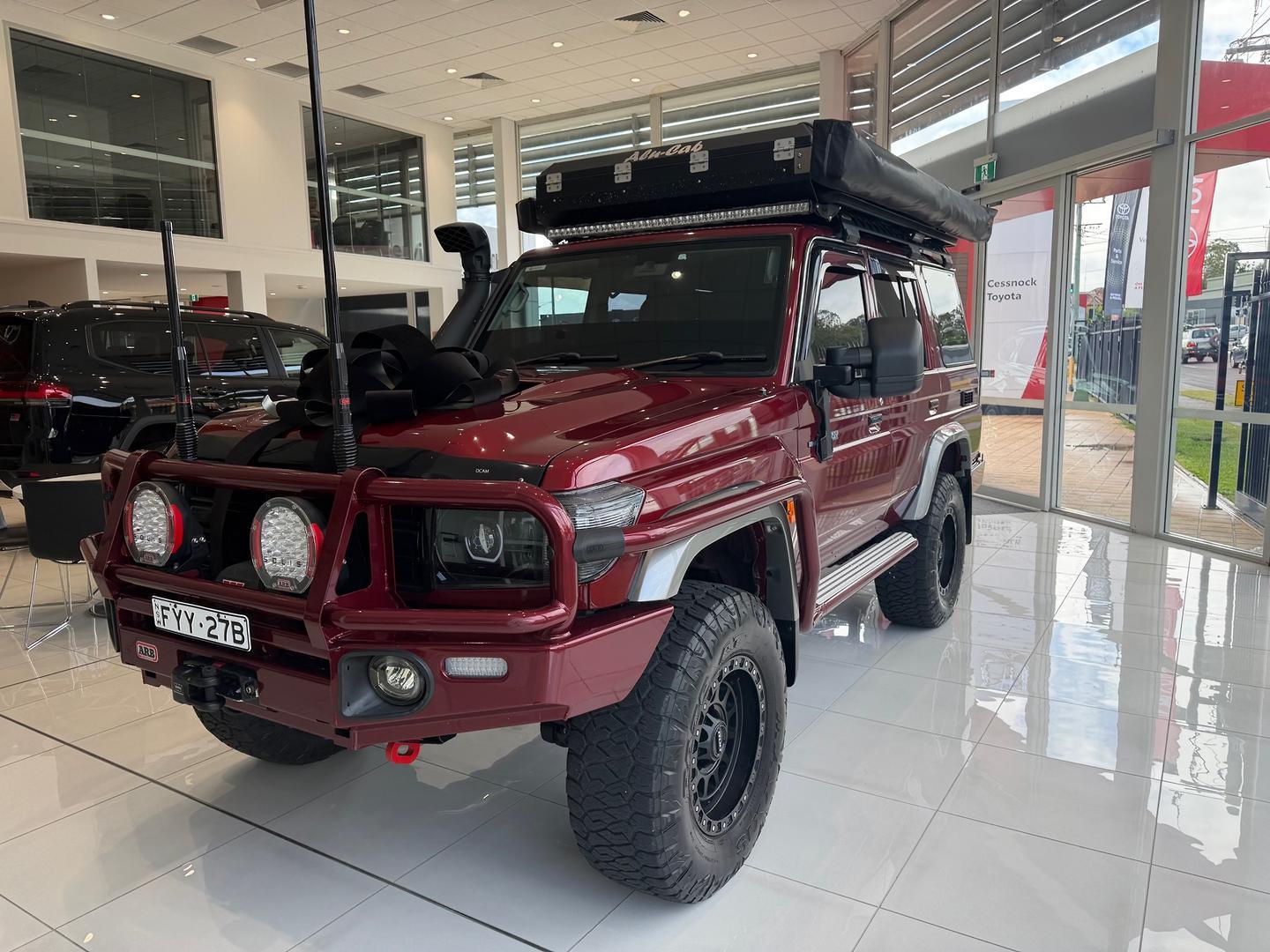 2022 Toyota Landcruiser GXL in Red