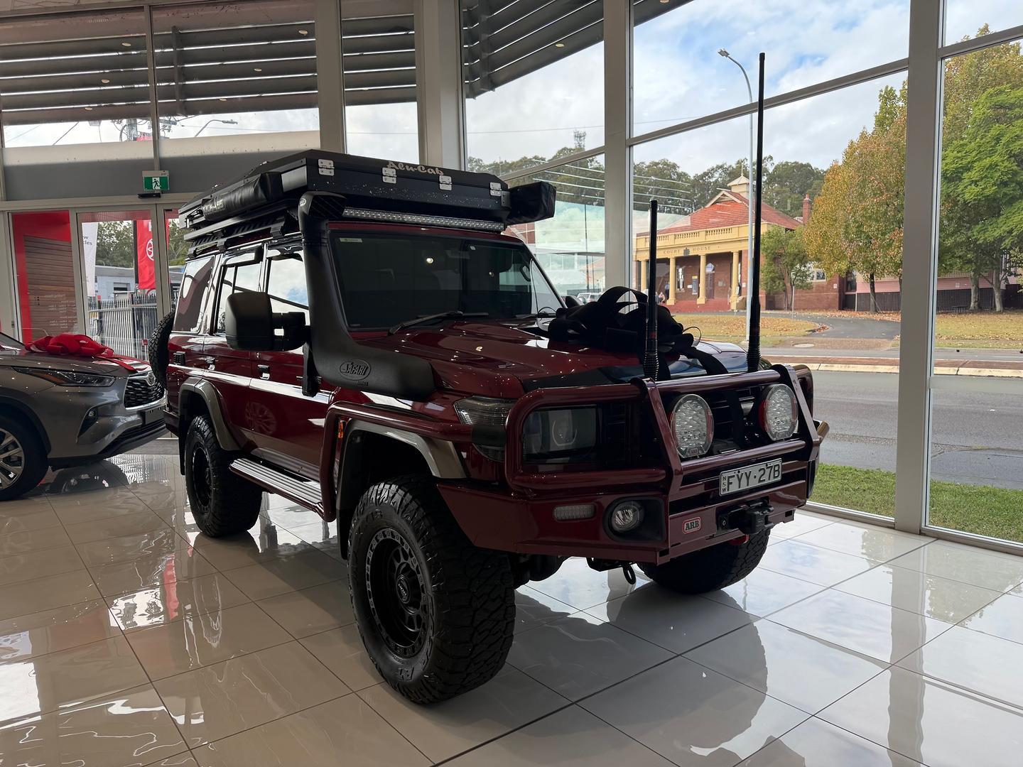 2022 Toyota Landcruiser GXL in Red