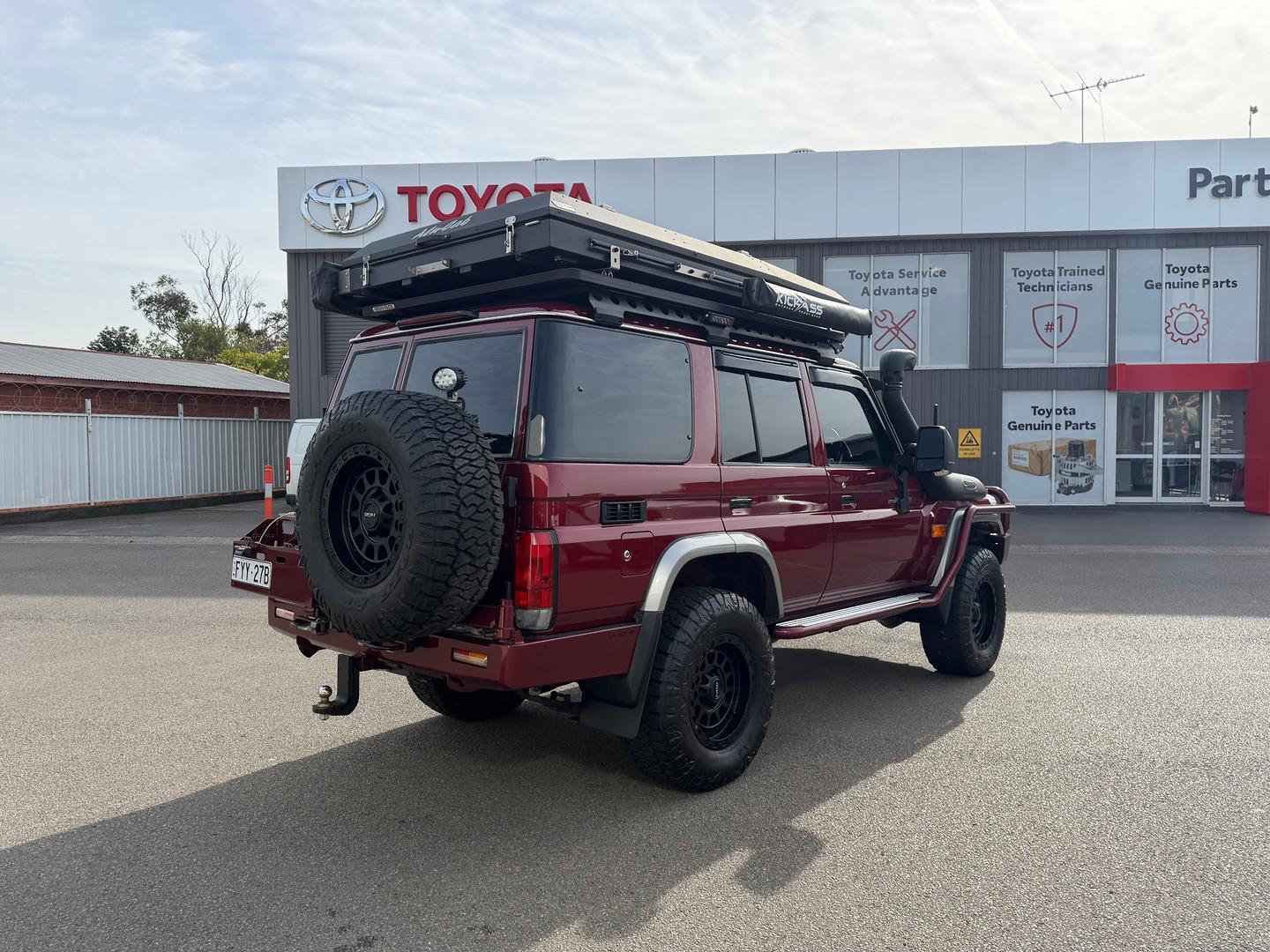 2022 Toyota Landcruiser GXL in Red