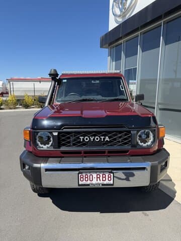 2024 Toyota Landcruiser GXL in Red