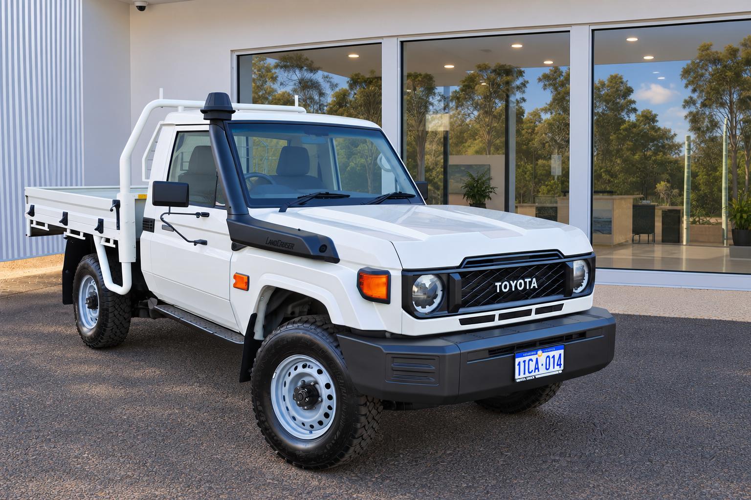 2024 Toyota Landcruiser WorkMate in White