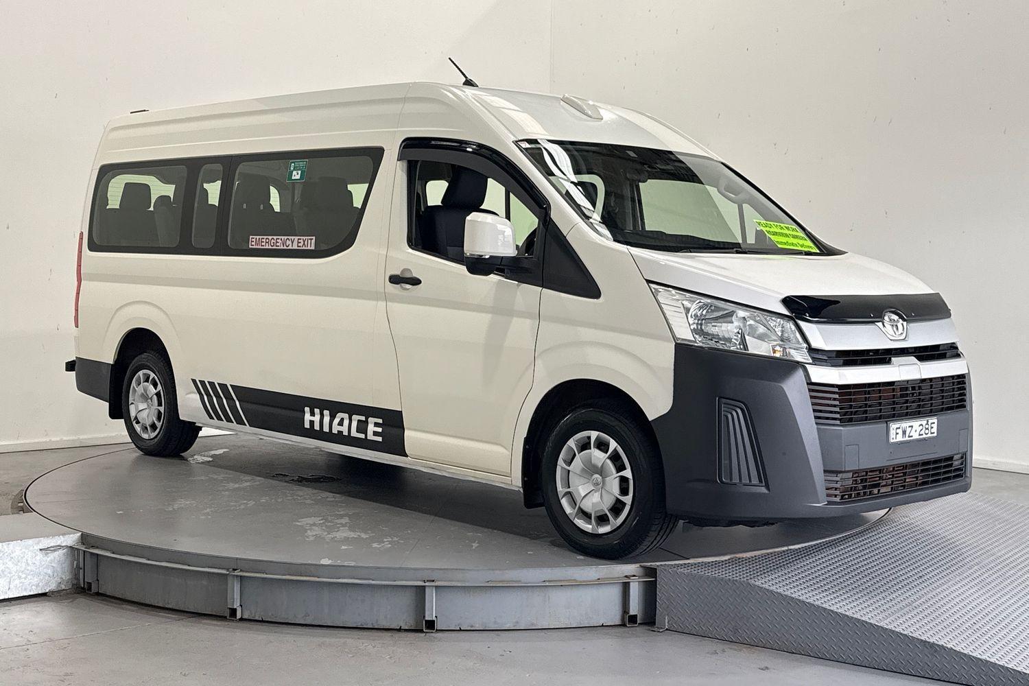 2021 Toyota Hiace Commuter in White