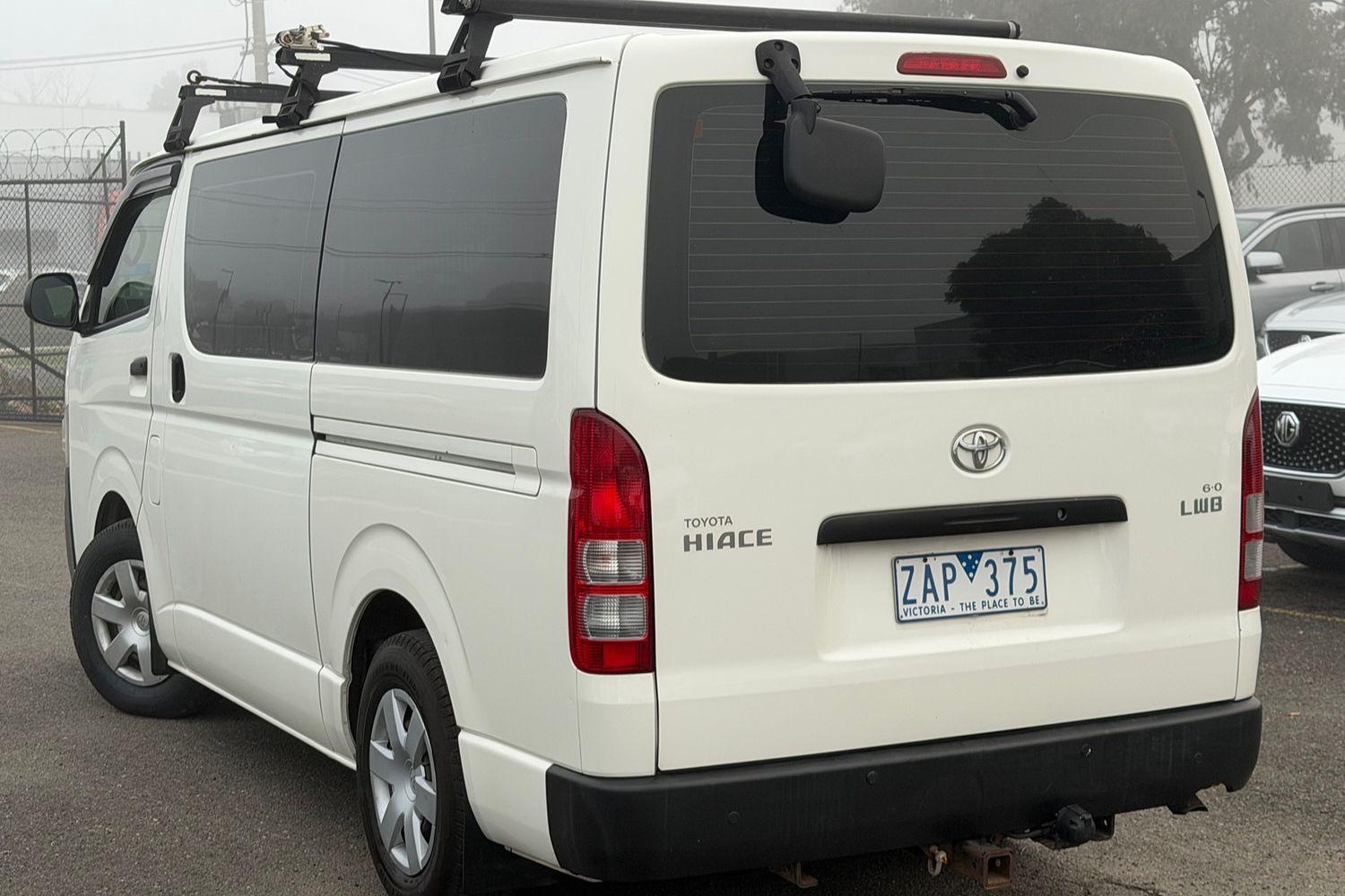 2012 Toyota Hiace LWB in White