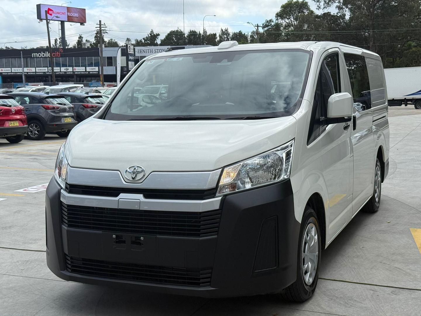 2023 Toyota Hiace LWB in White