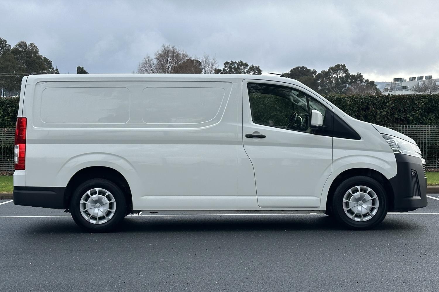 2021 Toyota Hiace LWB in White